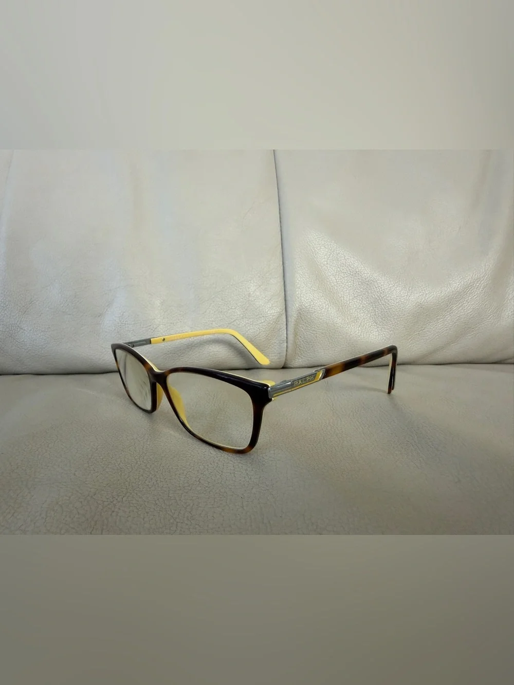 Ralph Lauren Women's Tortoiseshell Frame with Yellow Temples